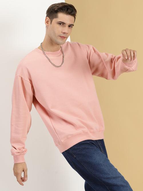 Candy Pink Oversized Sweatshirt