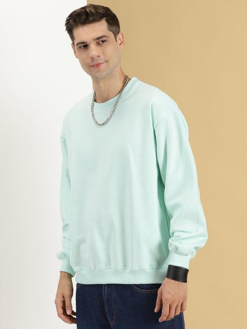 Sea Green Oversized Sweatshirt