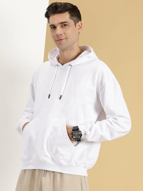 White Oversized Hoodie