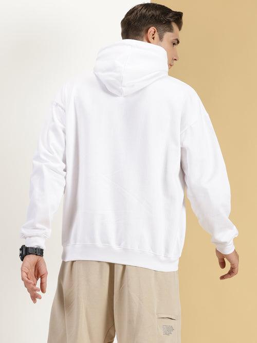 White Oversized Hoodie