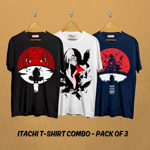 Itachi Uchiha T-shirt Combo Pack Of 3