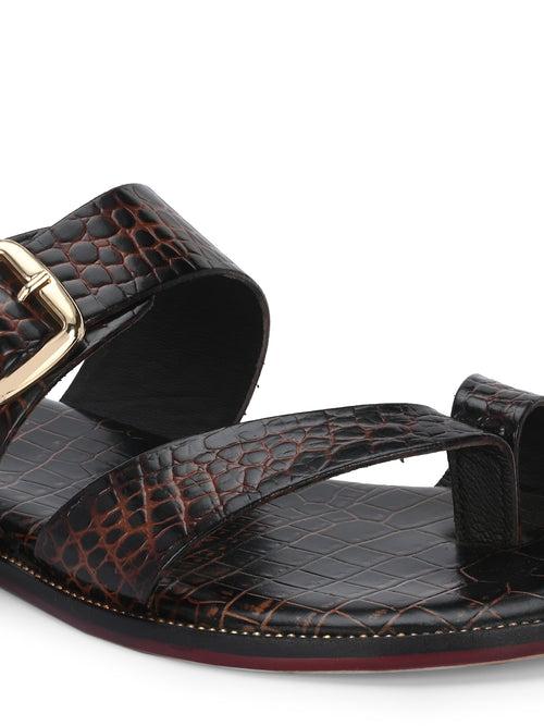 Egoss Ethnic Slippers For Men