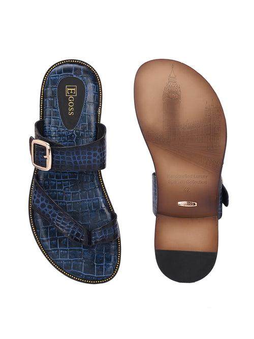 Egoss Ethnic Slippers For Men