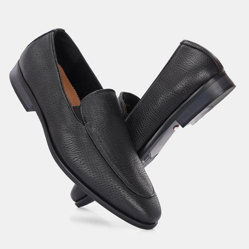 Pashmina Leather Penny Loafers by Lafattio