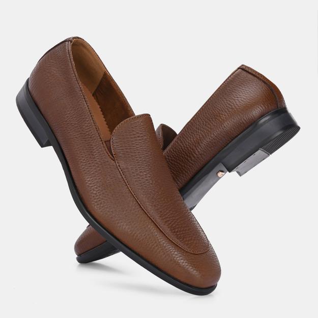 Pashmina Leather Penny Loafers by Lafattio