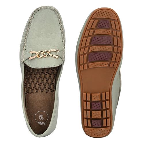 Buckled Loafers For Women by Lady Boss
