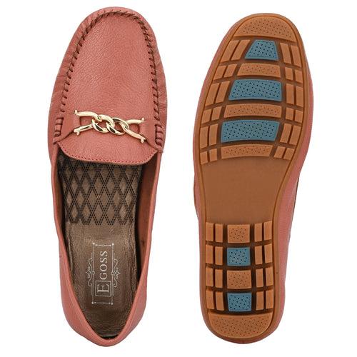 Buckled Loafers For Women by Lady Boss