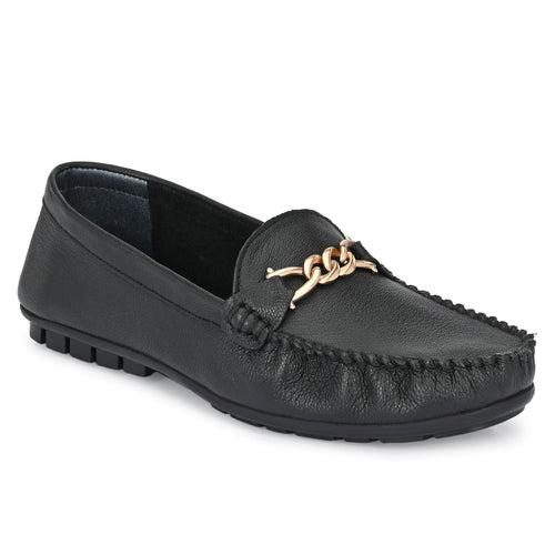 Buckled Loafers For Women by Lady Boss