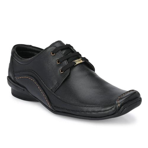 Egoss Casual Derby Lace Up Leather Shoes For Men