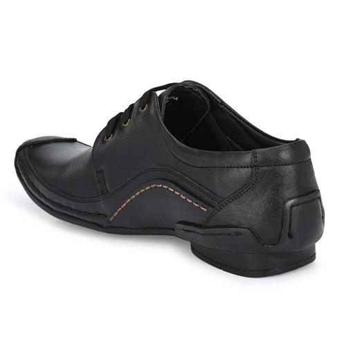 Egoss Casual Derby Lace Up Leather Shoes For Men