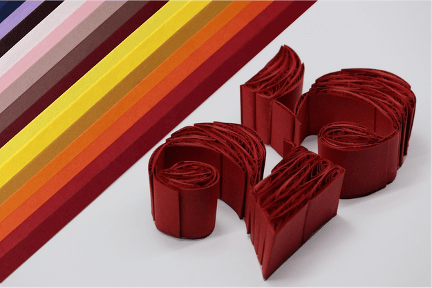 25mm Arto Single Color Quilling Strips | PREMIUM 120 GSM