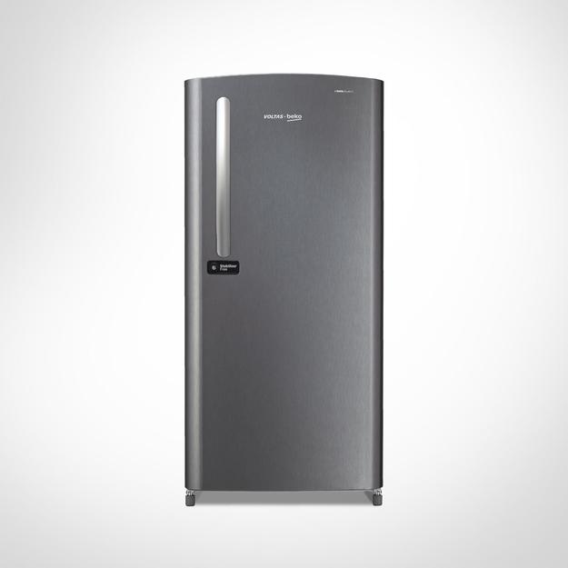 Voltas Beko 175 L 3 Star Single Door Direct Cool Refrigerator (RDC208C / S0XIE0M0000GD, Hairline Silver)