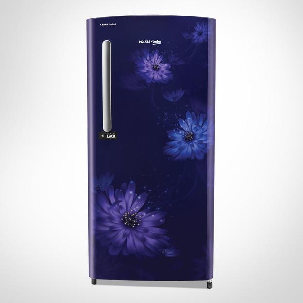 Voltas Beko 210 L 3 Star Single Door Direct Cool Refrigerator (RDC245C / W0DBE0M000UGD, Dahlia Blue)