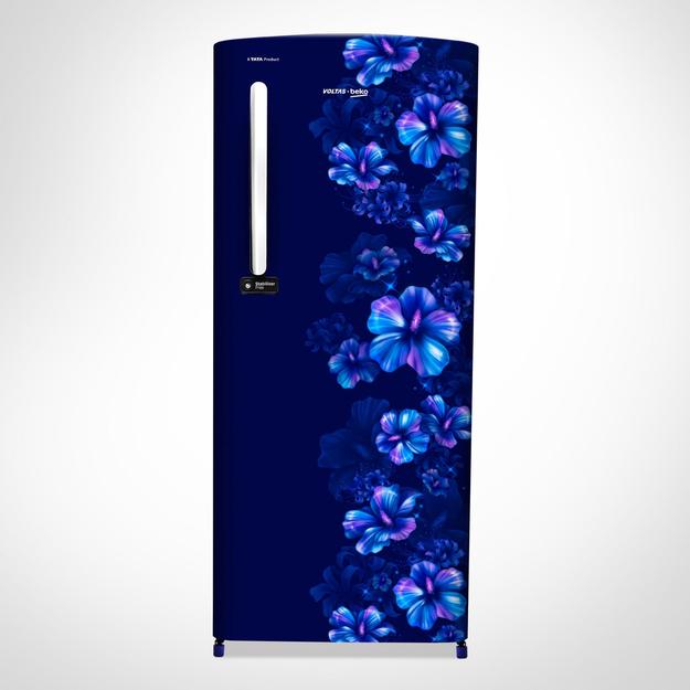 Voltas Beko 185 L 1 Star Single Door Direct Cool Refrigerator (RDC220E / S0GBE0M0000GD, Gardenia Blue)