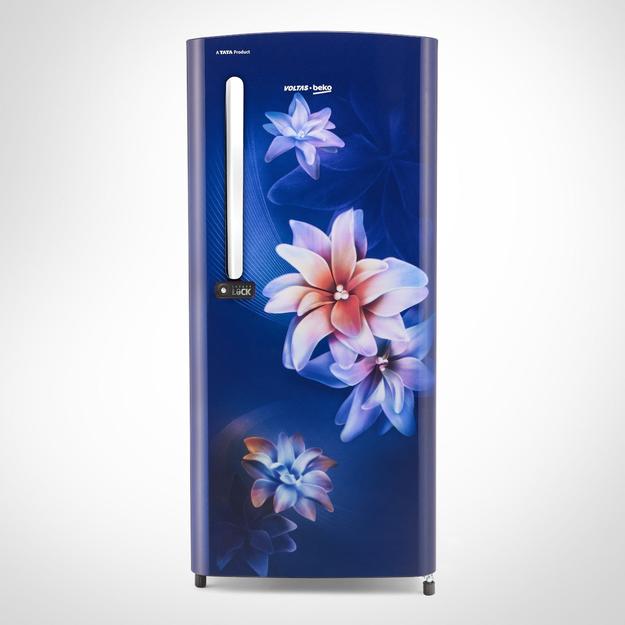 Voltas Beko 185 L 3 Star Single Door Direct Cool Refrigerator (RDC220C / S0BSE0M0000GD, Stella Blue)