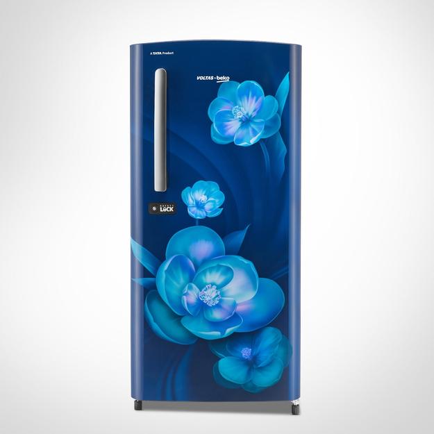 Voltas Beko 175 L 2 Star Single Door Direct Cool Refrigerator (RDC208D/S0ABE0M0000GD, Aria Blue)