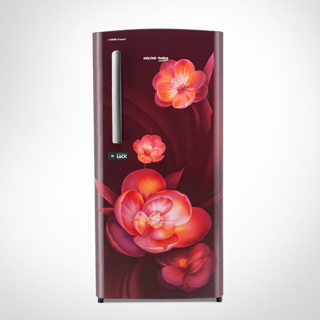 Voltas Beko 175 L 2 Star Single Door Direct Cool Refrigerator (RDC208D/S0AWE0M0000GD, Aria Wine)