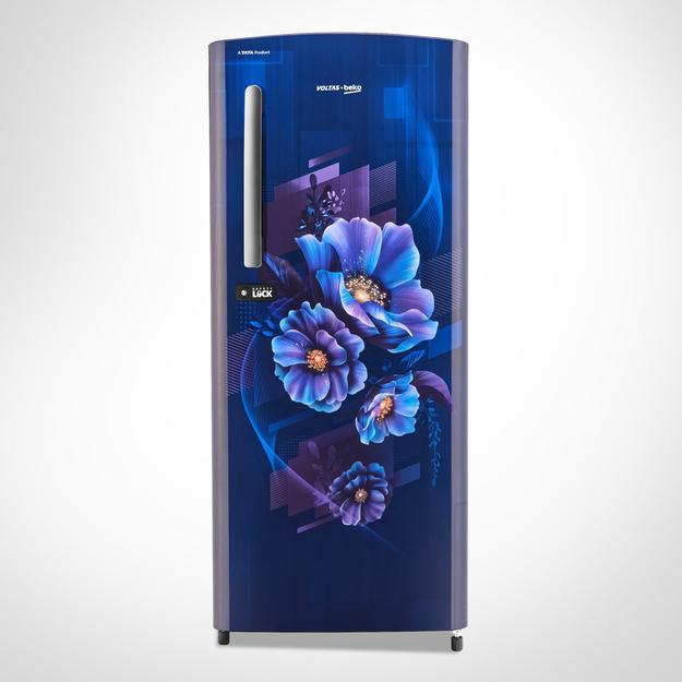 Voltas Beko 230 L 3 Star Single Door Direct Cool Refrigerator (RDC265C/W0BBE0M000UGD, Bonita Blue)