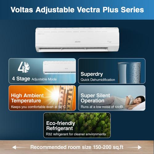 Voltas Adjustable Inverter Split AC, 2 Ton, 5 star - 245V Vectra Plus