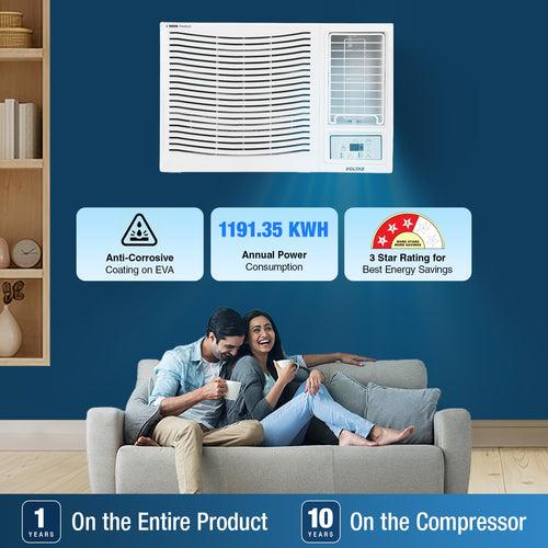 Voltas Fixed Speed Window AC, 1.5 Ton, 3 Star- 183 Vectra Prism