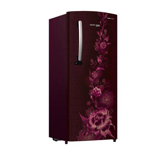 Voltas Beko 185 L, 4 Star, Single Door DC Refrigerator (Vivi Wine)