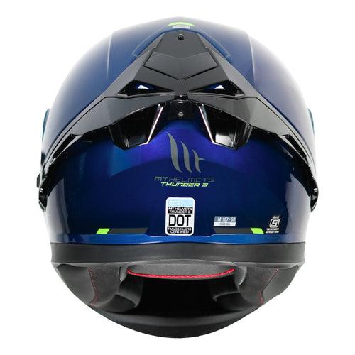 MT Thunder3 Pro Solid Blue Helmet