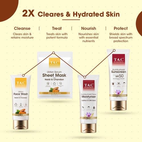 Ubtan Serum Sheet Mask (Pack of 3)