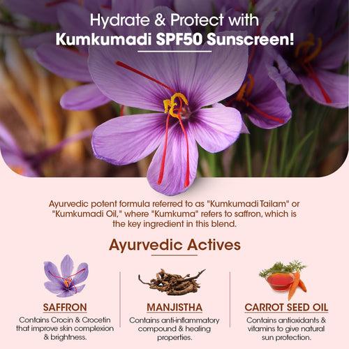 Kumkumadi Sunscreen SPF 50+ 50g