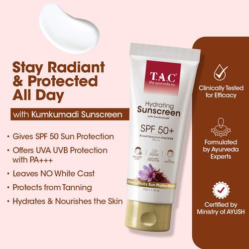 Kumkumadi Sunscreen SPF 50+ 50g