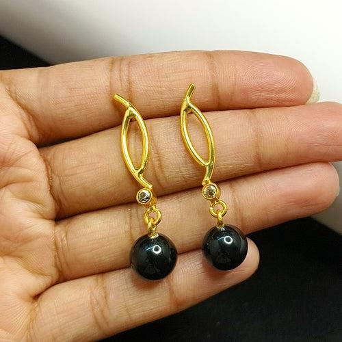 Vintage Gold Plated Dangle Drop Earring