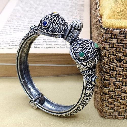 Boho Multi Color Stone Bangle