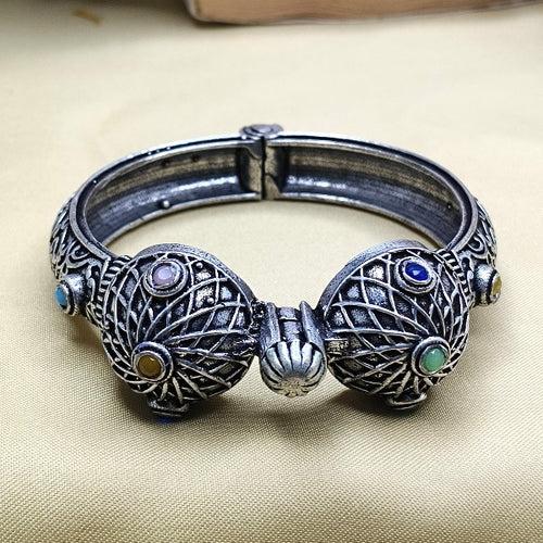 Boho Multi Color Stone Bangle