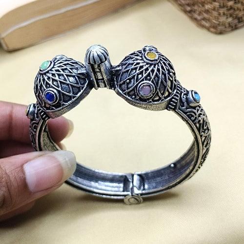 Boho Multi Color Stone Bangle