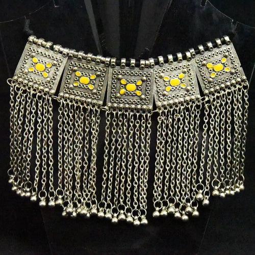 Oxidized Choker Necklaces For Garba