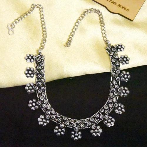 Trendy Oxidized Necklace