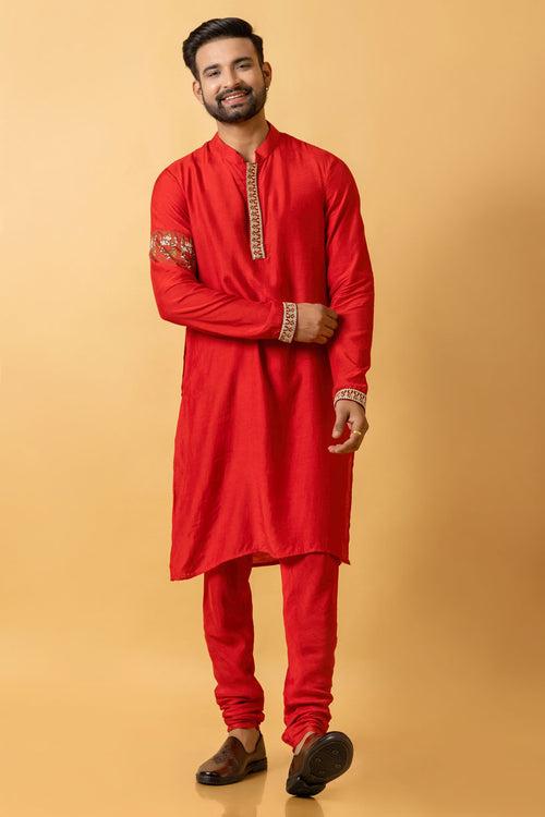 NATYA GANAPATI SET OF 3 ( kurta + churidar + jacket )