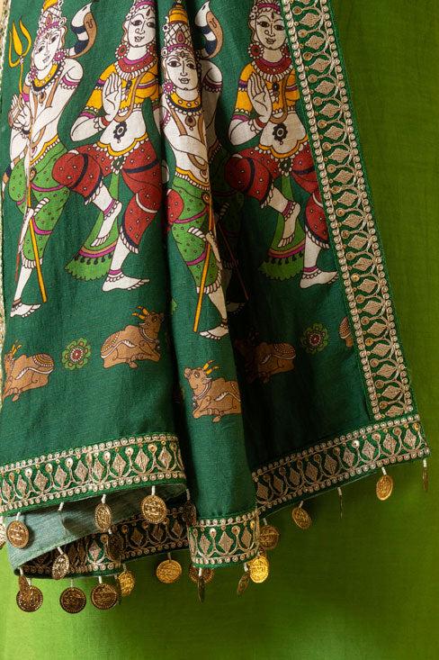 LASYA SHIV-PARVATI EMBROIDERED DUPATTA