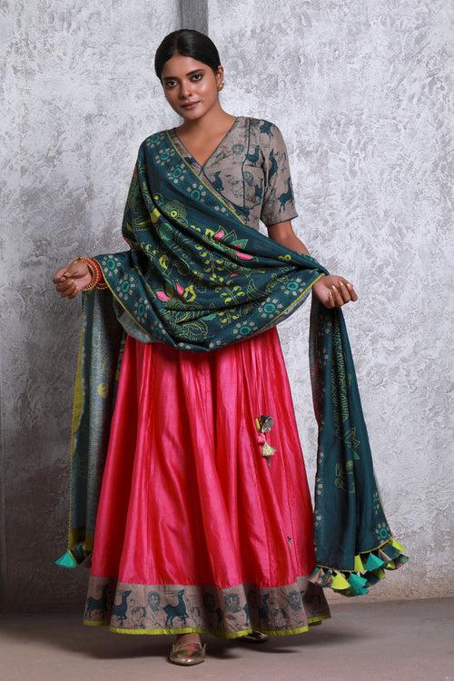 Bagh Green Dupatta