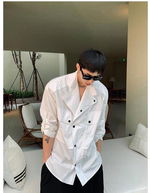 Cool K Pop Style Cargo Shirt