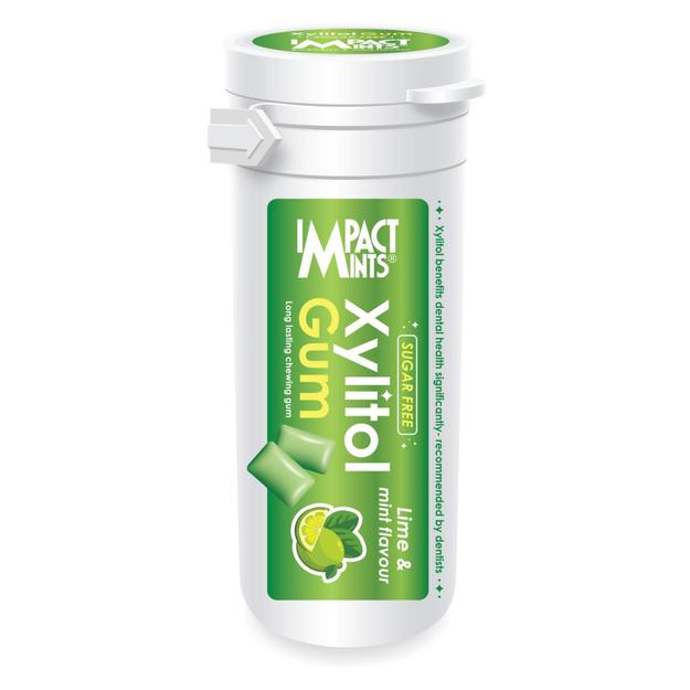 Xylitol Gum - Lime & Mint Flavour