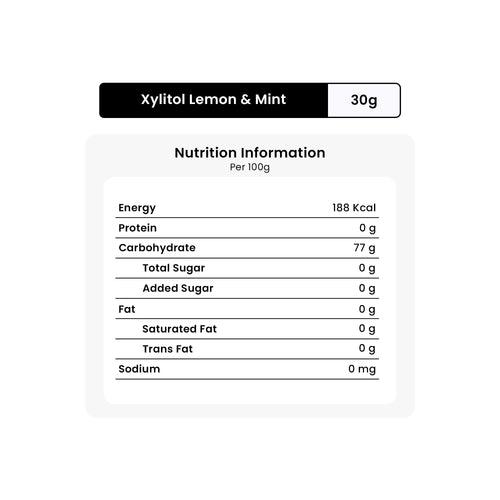 Xylitol Gum - Lemon & Mint Flavour