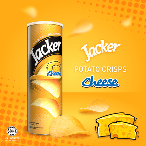Jacker Potato Crisp Cheese 110g