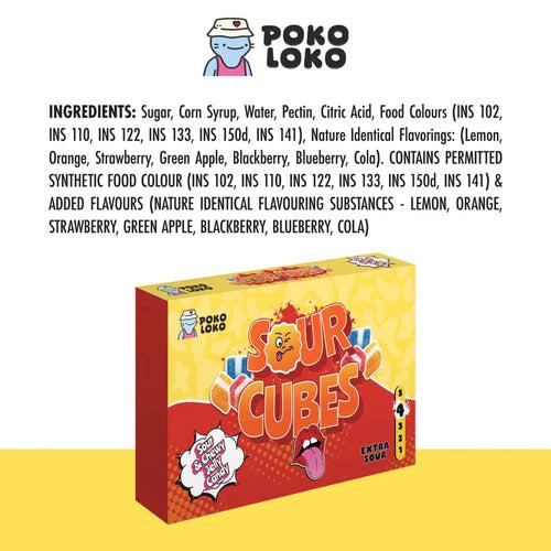 POKO LOKO Gummies Sour Cubes