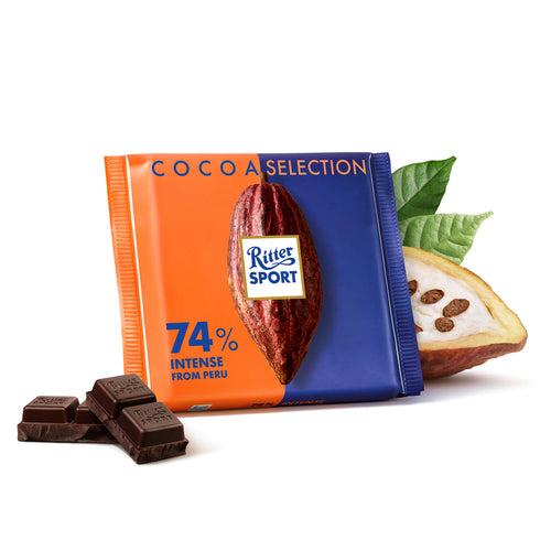 Ritter Sport Chocolate 74% Intense from Peru 100g