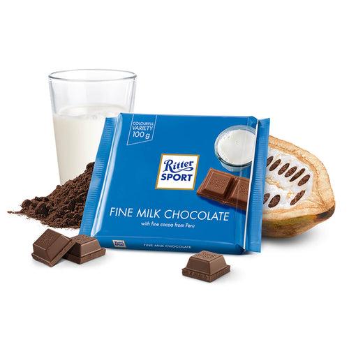 Ritter Sport Fine Milk Chocolate 100g