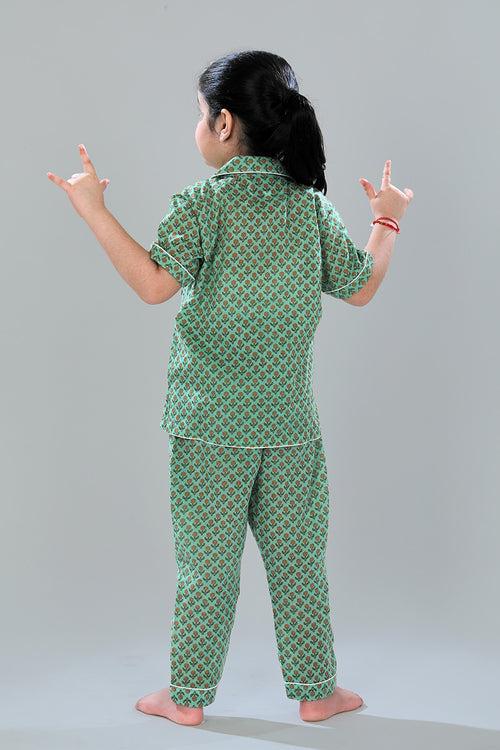 Short Sleeves Pajama Set for Girls