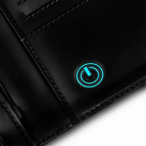 Wallet-bot Classic | Smart wallet | Inbuilt Powerbank (Black)