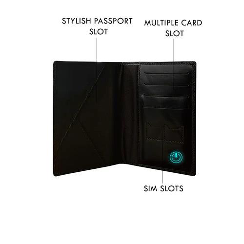 Smart Passport Holder (Black)