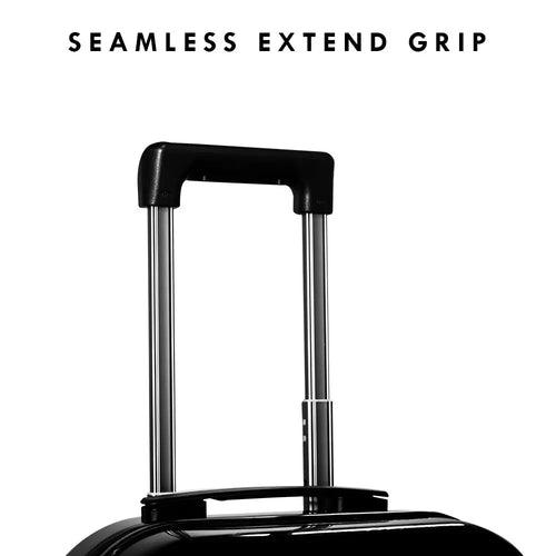 Midnight Black Terminal | Smart Suitcase | Fingerlock & Anti-Theft Luggage