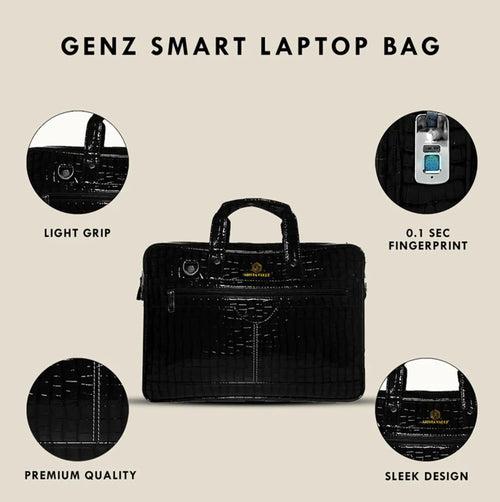 Smart Combo (Croc-Textured Finger Lock Smart Laptop + Smart Key Chain)